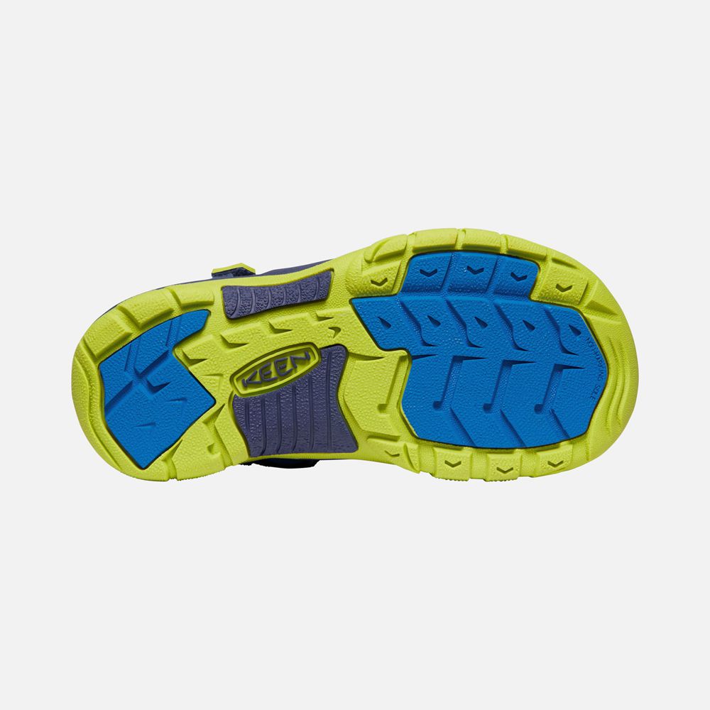 Sandalias Keen Mexico Azules/Verdes - Niños Newport H2 - AC0924186